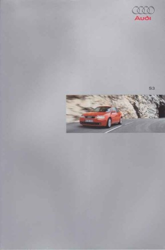 Catalogue brochure audi - audi, s3