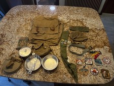 Vintage Boy Scouts 574 Yucca Backpack package lot Canvas Diamond Brand US