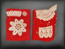 Deux cahiers en tissus