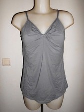 T-SHIRT DEBARDEUR HABILLER FEMME SARAH PACINI GRIS FINE BRETELLE T:40