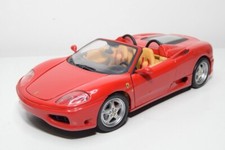 B60 1:18 HOTWHEELS HOT WHEELS FERRARI 360 SPIDER RED COMME NEUF.