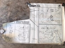 Affiche ancienne vue éclatée