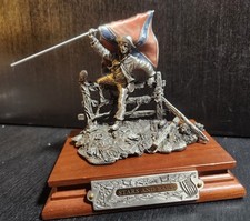 CHILMARK PEWTER STAR AND BARS US CIVIL WAR 1990 FRANCIS BARNUM 299/2500 EUC WBOX