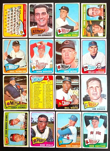 1965 topps baseball choose - baseball,