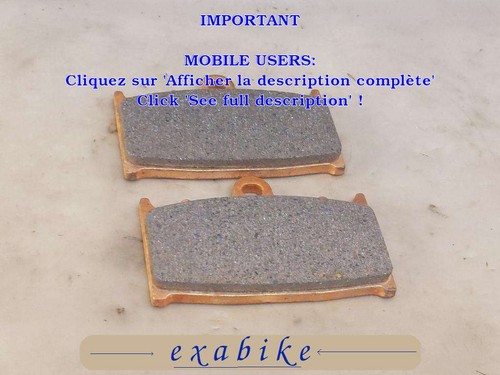 Plaquettes frein avant pour - de,