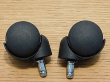 LOT 2 ROUE ROULETTE pivotante