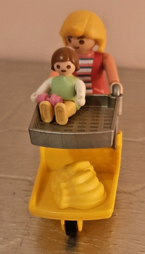Playmobil maman bébé couses - playmobil,