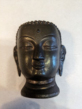 Tête De Bouddha En Bronze