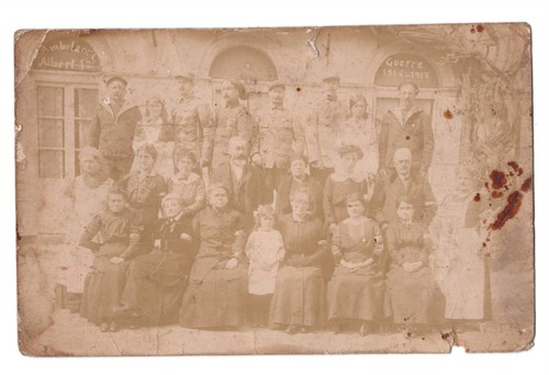 Cpa carte photo hôpital - carte-photo,