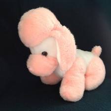 CANICHE CHIEN EN PELUCHE (