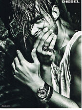 ADVERTISING 094 2009 DIESEL JEWELRY WATCH MEN'S TEE SHIRT