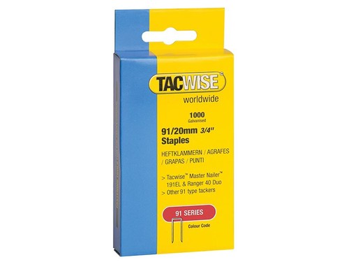 Tacwise agrafes étroites - tacwise,