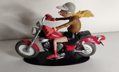 Figurine moto résine - figurine, joe