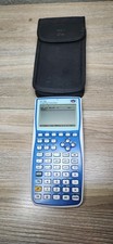 HP 50g Graphing Calculator Blue Color With Case - Tested & Working 