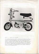 Motobecane mobyx X7 Doppelsitzbank um 1973 Prospekt brochure depliant