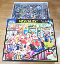 Jigsaw Puzzle "American Diner" 1000 Pieces - 24" x 30" by White Mountain