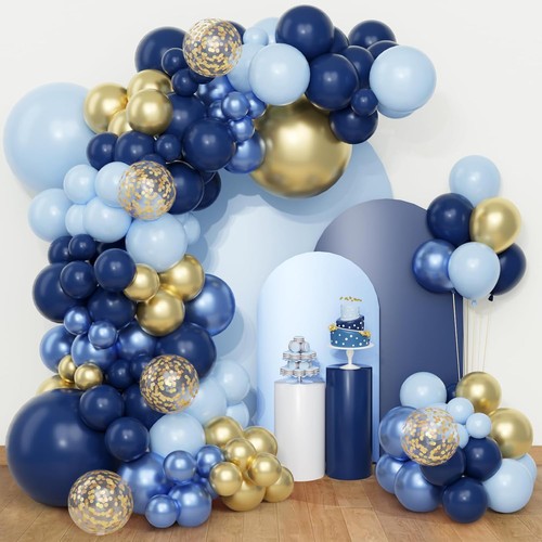 Arche ballons bleu blanc - arche,