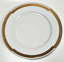 Haviland Limoges Cible Dinner Plate Thin Rim, 10 7/8" D P5411
