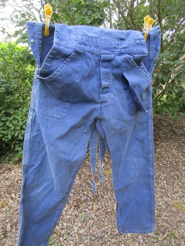 Cotte pantalon bleu - cotte, /