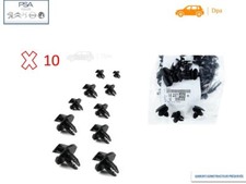 10 agrafes clips pare-boue