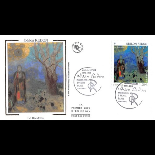 Fdc soie tableau - tableau, odilon