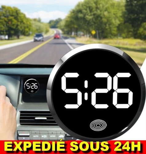Mini horloge voiture tactile - horloge,