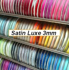 RUBAN SATIN LUXE ** 3 mm **