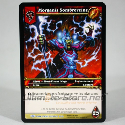 Carte wow géante morganis - carte,