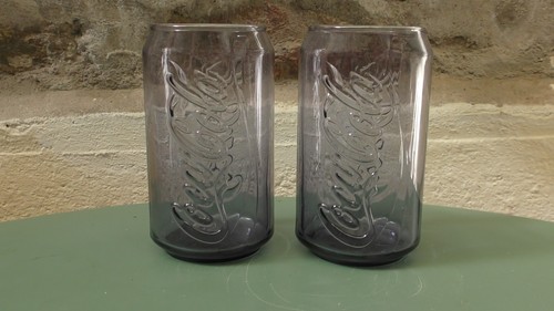 Lot deux verres coca - verres, cola