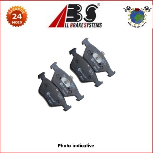 Kit plaquettes frein abs - plaquettes, de