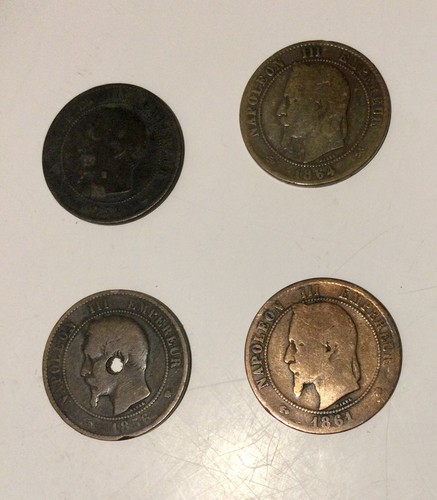 Lot pièces bronze - pièces,