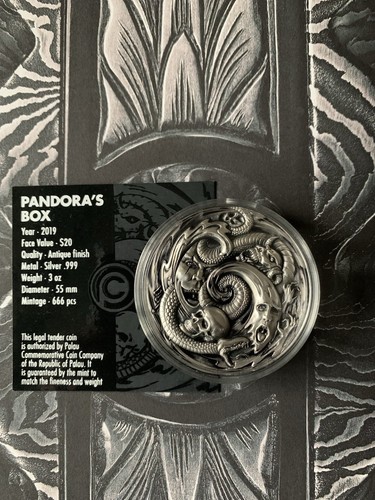 Silver coin pandora - coin, pandora's