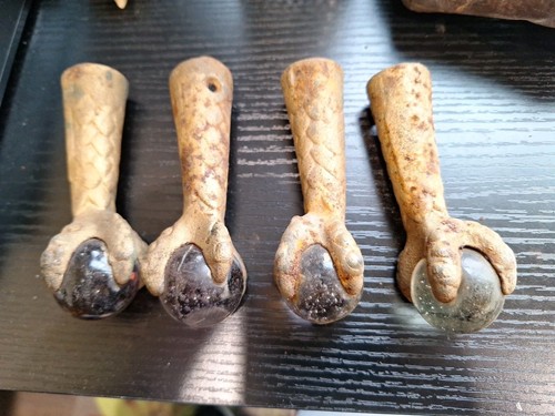 Antique ball claw - &,