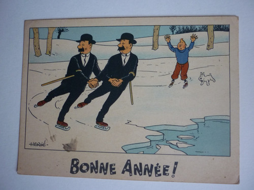 Herge tintin carte - herge,