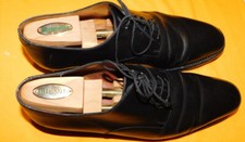 J.M.WESTON MODELE PROTEGE BLACK LEATHER  OXFORD SHOES SIZE U.K. 9D/U.S. 10.