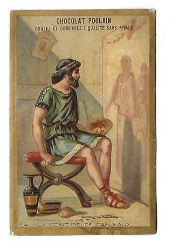 Ancien chromo pub fin xixe - fin, h