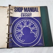 Honda Service Shop Repair Manual Book CB500T CB500 CB 500 T - 1974  6137501