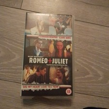 ROMEO & JULIET ~ old VHS video cassette ~ Leonardo DiCaprio, Claire Danes