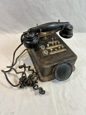 Antique Vintage Black PTT Phone