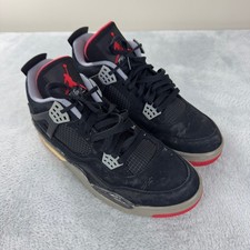 Jordan 4 Retro Black Cement Men's Sneakers Size 10.5 US - 308497-089