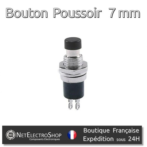Bouton poussoir momentané - bouton,