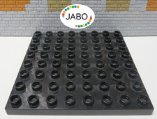 (RB) LEGO Duplo plaque de base noire 8 x 8 plaque