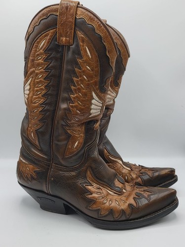 Bottes western cuir sendra - bottes,