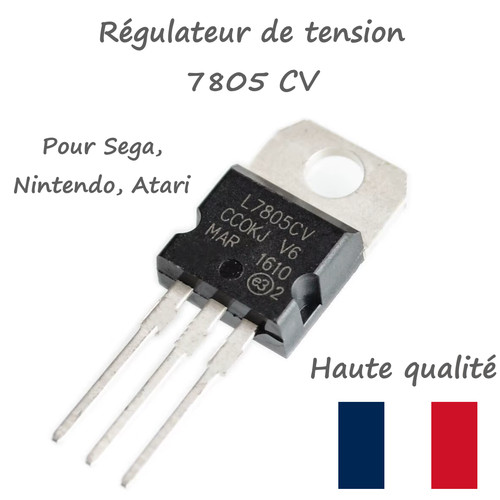 Régulateur tension 7805 cv - tension,