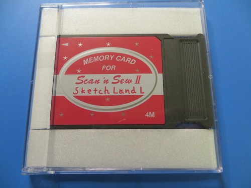 Janome memory card scan - card, sew