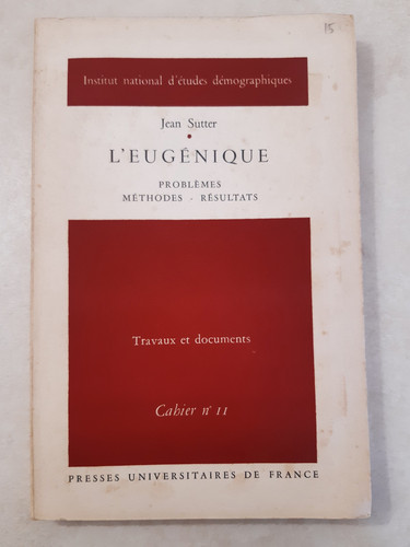 Eugénique jean sutter - jean,