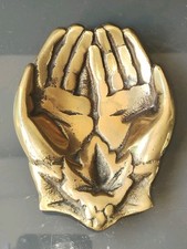 Vide Poche Style Victorien/Main En Coupe. Porte Bagues, Porte Pièces. En Laiton