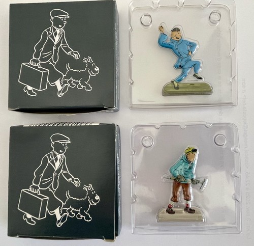 Lot deux figurines tintin - lot,