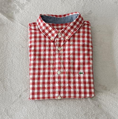 Chemise lacoste vichy homme - lacoste, 42