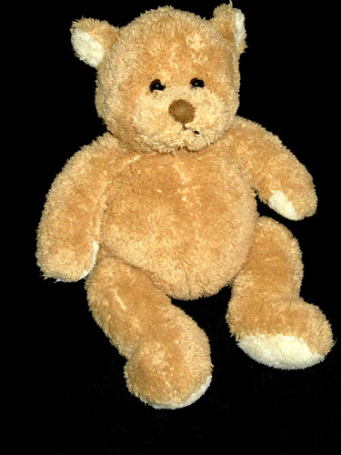Doudou ours brun marron beige - ours,